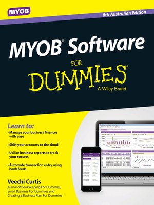 cover image of MYOB Software for Dummies Australia